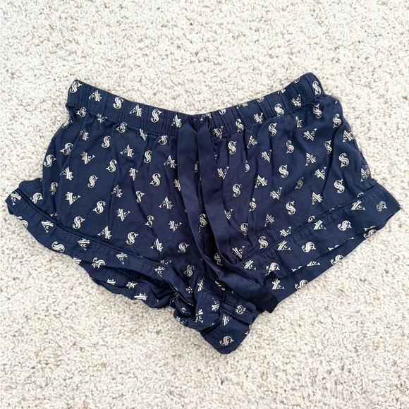 Victoria's Secret Other - Victoria's Secret Navy and Gold Patterned Shorts